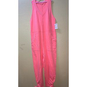 NEW Flirtitude active peach jumper  stretchable ankle tie girls Small-Large
